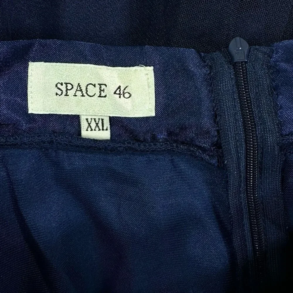 Space 46 Wendy Tulle Skirt XXL fits like M Navy Fairy Ballet Punk Whimsy Party